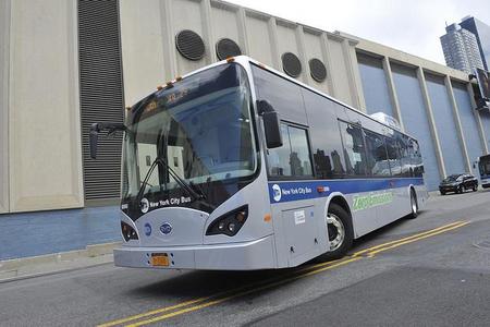 La ciudad de Nueva York evalúa el autobús eléctrico de BYD