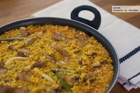 Arroz meloso de costillas y ajos tiernos. Receta