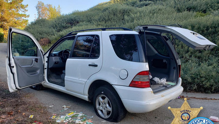 Detenido en California un conductor bajo los efectos de las drogas por intentar reparar un pinchazo con tiritas