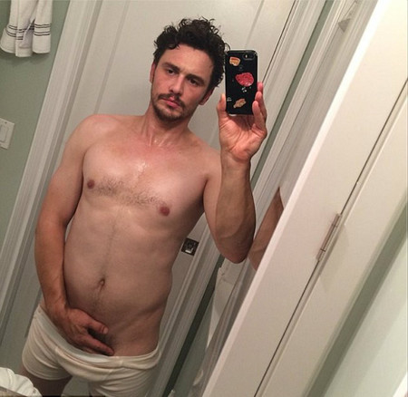 A James Franco se le está yendo el Instagram de las manos