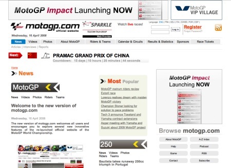Nueva imagen para motogp.com