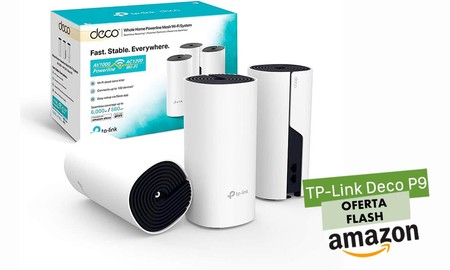 Oferta flash: ahorra casi 40 euros mejorando la WiFi de tu casa u oficina con el kit en malla TP-Link Deco P9 de 3 nodos por sólo 189,99 euros