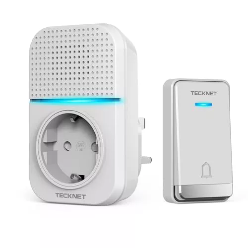 TECKNET Timbre Inalámbrico con Enchufe 

