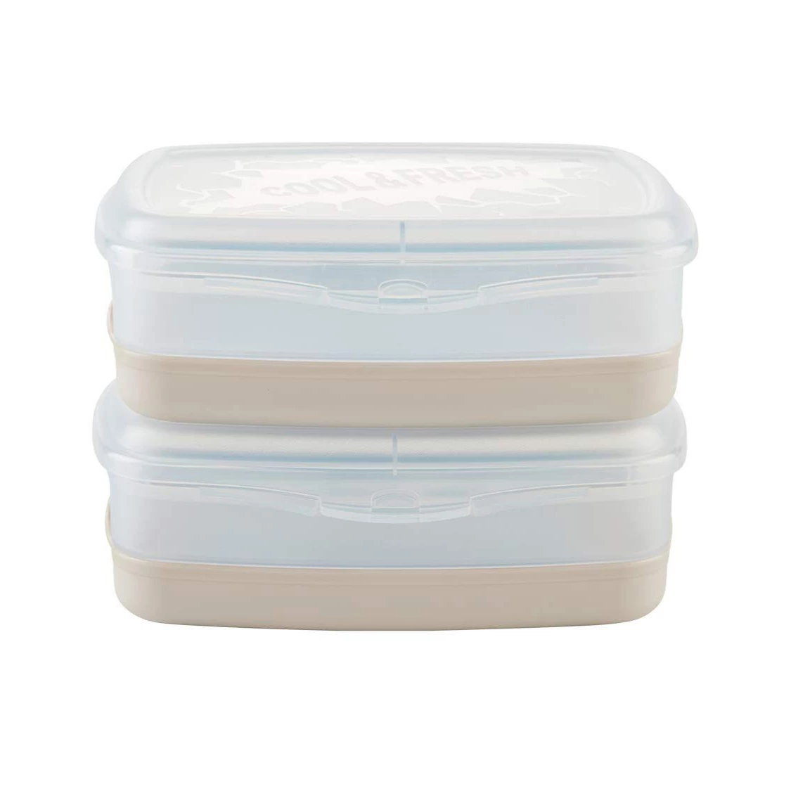 Recipiente portalimentos refrigerante pack 2