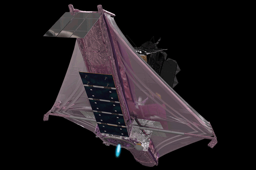 El telescopio espacial James Webb de la NASA llega a su forma final dos ...