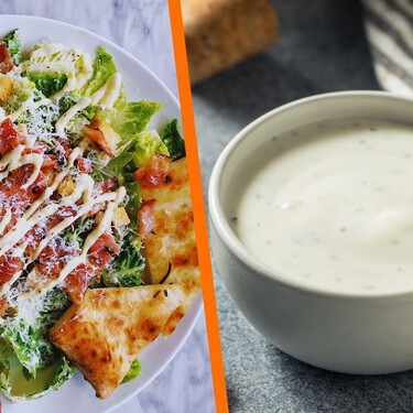 Con solo 4 ingredientes puedes preparar este aderezo cremoso para ensaladas, queda delicioso y es muy práctico