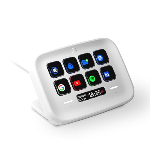 Elgato Stream Deck Neo – 8 customizable keys, 2 Touch Points, fly through your tasks and processes - Control Word, Excel, PowerPoint, Teams, Zoom, Spotify, etc. Easy setup - For Mac and PC