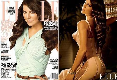 Fergie posa espléndida para Elle con un estilo muy años 60