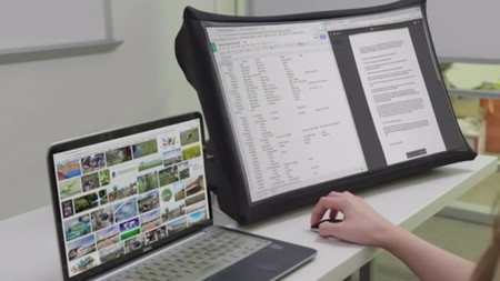 SPUD es una pantalla de 24" plegable del tamaño de un libro