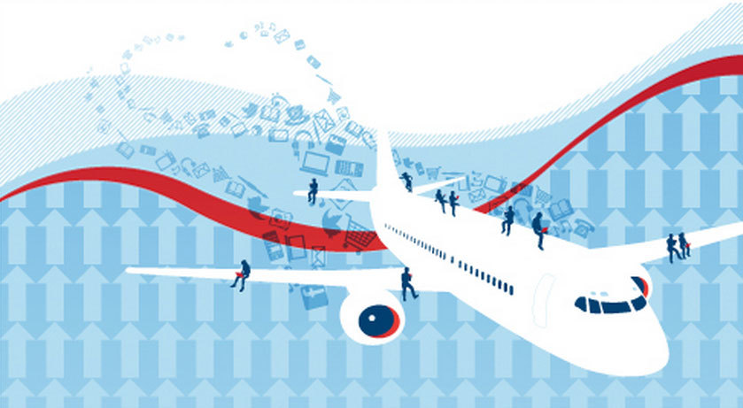 Conexión WiFi en los aviones: un reto pendiente para muchas aerolíneas 