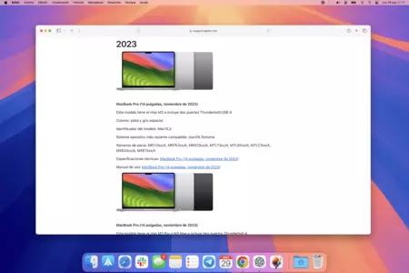 すべての Mac モデルを含む Appleサポート ページ