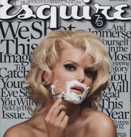 Jessica Simpson se afeita