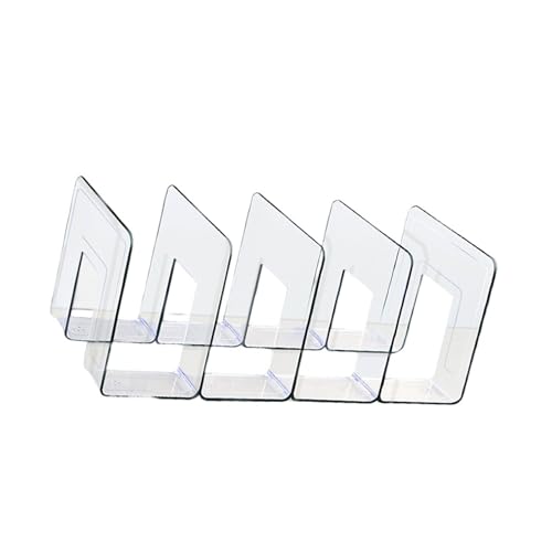 Elegantes organizadores de bolsos de acrílico transparente y resistente, divisor de estante de 4 secciones para armario y expositor, soporte de almacenamiento, soporte de bolso de armario