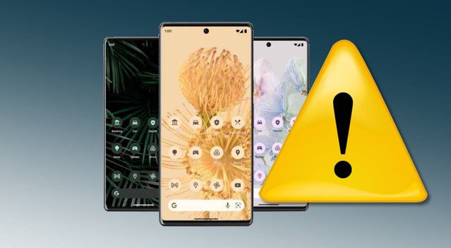 Pixel 6 Advertencia Con Android 13