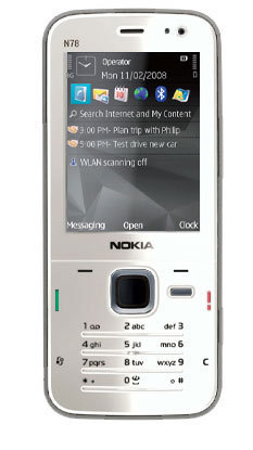 Nokia N78 en blanco