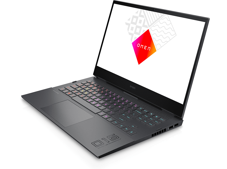 Portátil gaming - HP 16-c0032ns, 16.1" FHD, AMD Ryzen™7 5800H, 16GB RAM, 512GB SSD, Radeon™ RX 6600M, Sin sistema operativo, Mica plata