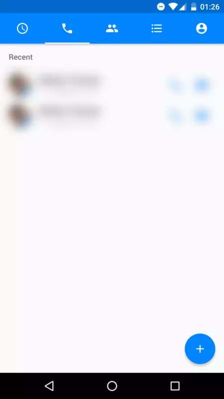 メッセンジャー通話