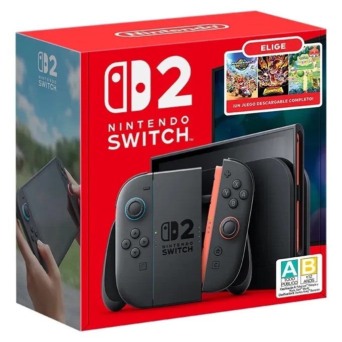Nintendo Switch 2 Bundle con Juego Digital a Elegir - Elige tu juego Edition