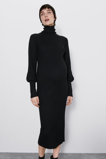 Zara Vestido De Punto