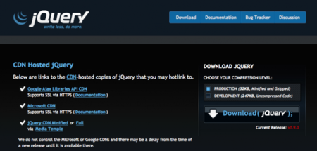 Se nota, se siente, jQuery 1.9 está presente