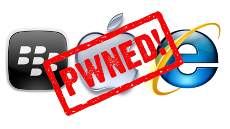 Pwn2Own: Apple, BlackBerry e Internet Explorer caen; Chrome y Firefox resisten