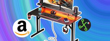 El escritorio gamer definitivo con luces RGB llegó a precio de remate en Amazon: solo 1,369 pesos 