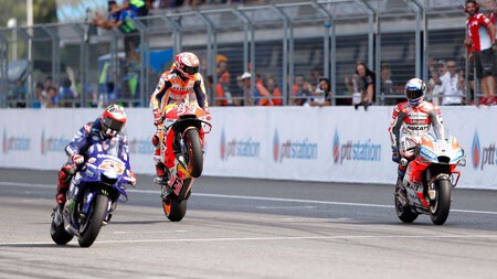 Marquez Vinales Dovizioso Tailandia Motogp 2018