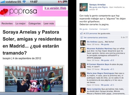 Si te pasas de gracioso... Soraya te gruñe como un oso