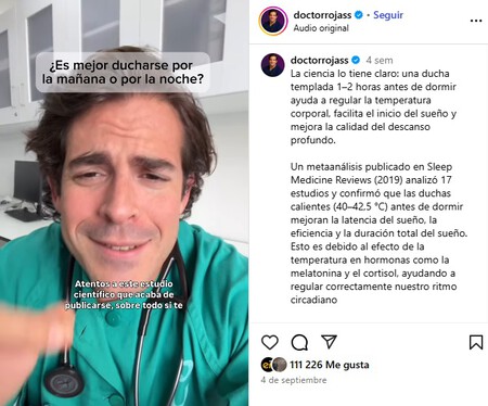 La mejor hora para ducharse