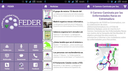 La Federación Española de Enfermedades Raras (Feder) ha creado una aplicación para smarthphones