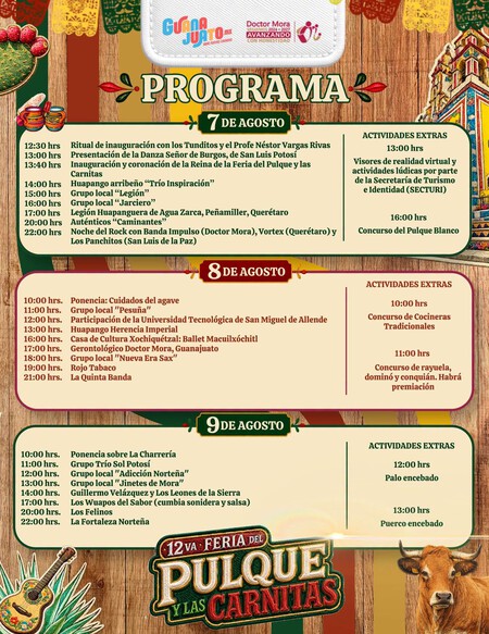 Aparta la fecha: llega la 12ª Feria del Pulque y las Carnitas a este pueblito de Guanajuato con carnitas de res y pulque artesanal