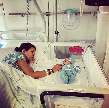 Cunas colecho en el hospital San Pau de Barcelona, para que el recién nacido esté pegadito a mamá