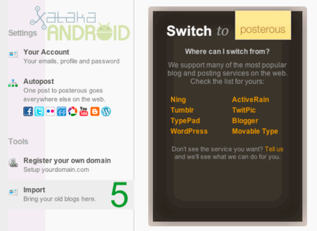 Tumblelog en Android
