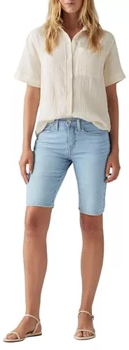 Levi's Bermudas para Mujer, Pantalones Cortos de Mezclilla, Pantalones Cortos de Trabajo Doble, 28W