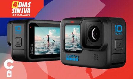 Si buscas cámara de acción tienes todo un chollazo en los Días sin IVA de MediaMarkt: la GoPro Hero Black 10 sólo cuesta 388 euros