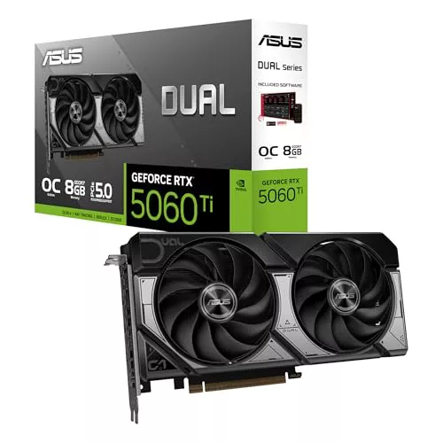 Tarjeta Gráfica ASUS DUAL GeForce RTX 5060 Ti OC Edition 16GB GDDR7
