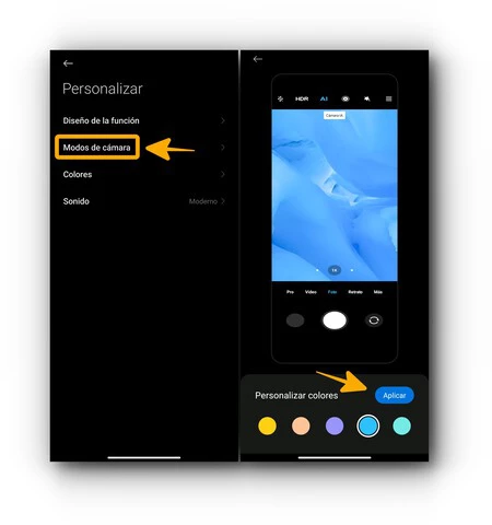 Xiaomi カメラのカスタマイズ 3