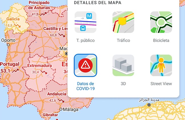 Google Maps Coronavirus