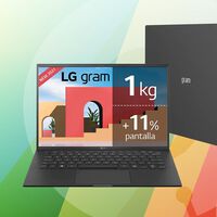 Este LG Gram con procesador i7 pesa menos de un Kg y puede ser tuyo por sólo 1.115 euros