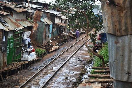 1024px Kibera Slum Railway Tracks Nairobi Kenya July 2012