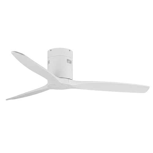 Orbegozo CF 171132 Ventilador de Techo 35W con 6 Velocidades, 132 cm, Aspas ABS Estilo Madera Natural, Sistema de Ventilación Reversible y Temporizador 1, 2 y 4 Horas, Motor DC, Mando a Distancia