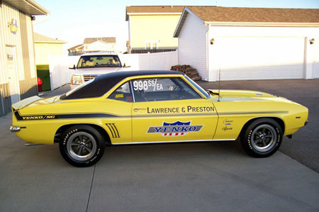 1969 Yenko Chevrolet Camaro Preston And Lawrence Yenko