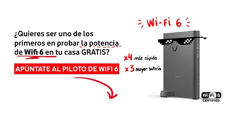 Vodafone comienza una prueba piloto para clientes que quieran probar en casa su nuevo router con WiFi 6