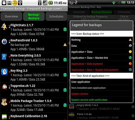 Titanium Backup によるアプリの完全バックアップ