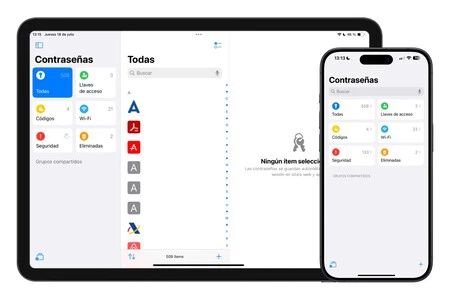 iPadOSおよびiOSのインターフェース