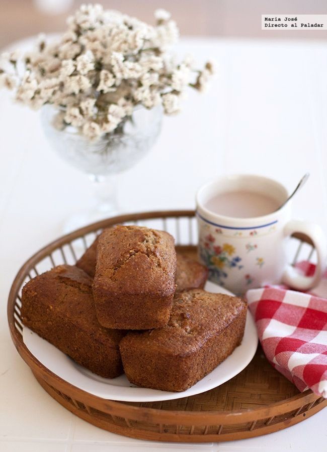 Receta de bizcochitos de pera con semillas, para el desayuno o la merienda