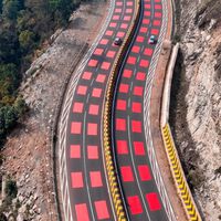 La psicología del color respalda la idea de pintar de rojo las carreteras, como en India: reduce los atropellos de animales