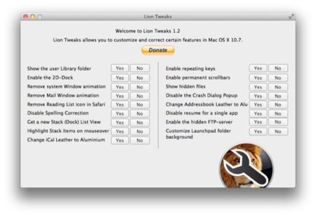 Desactivando todas las opciones de OS X Lion desde un único programa