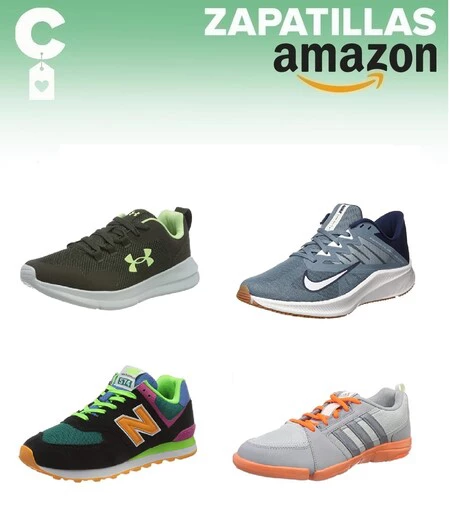 Chollos en tallas sueltas de zapatillas New Balance, Under Armour, Nike o Adidas en Amazon