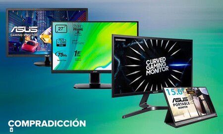 Estos 8 monitores de PC para jugar, trabajar o portátiles de Acer, ASUS o Samsung están rebajados esta semana en Amazon